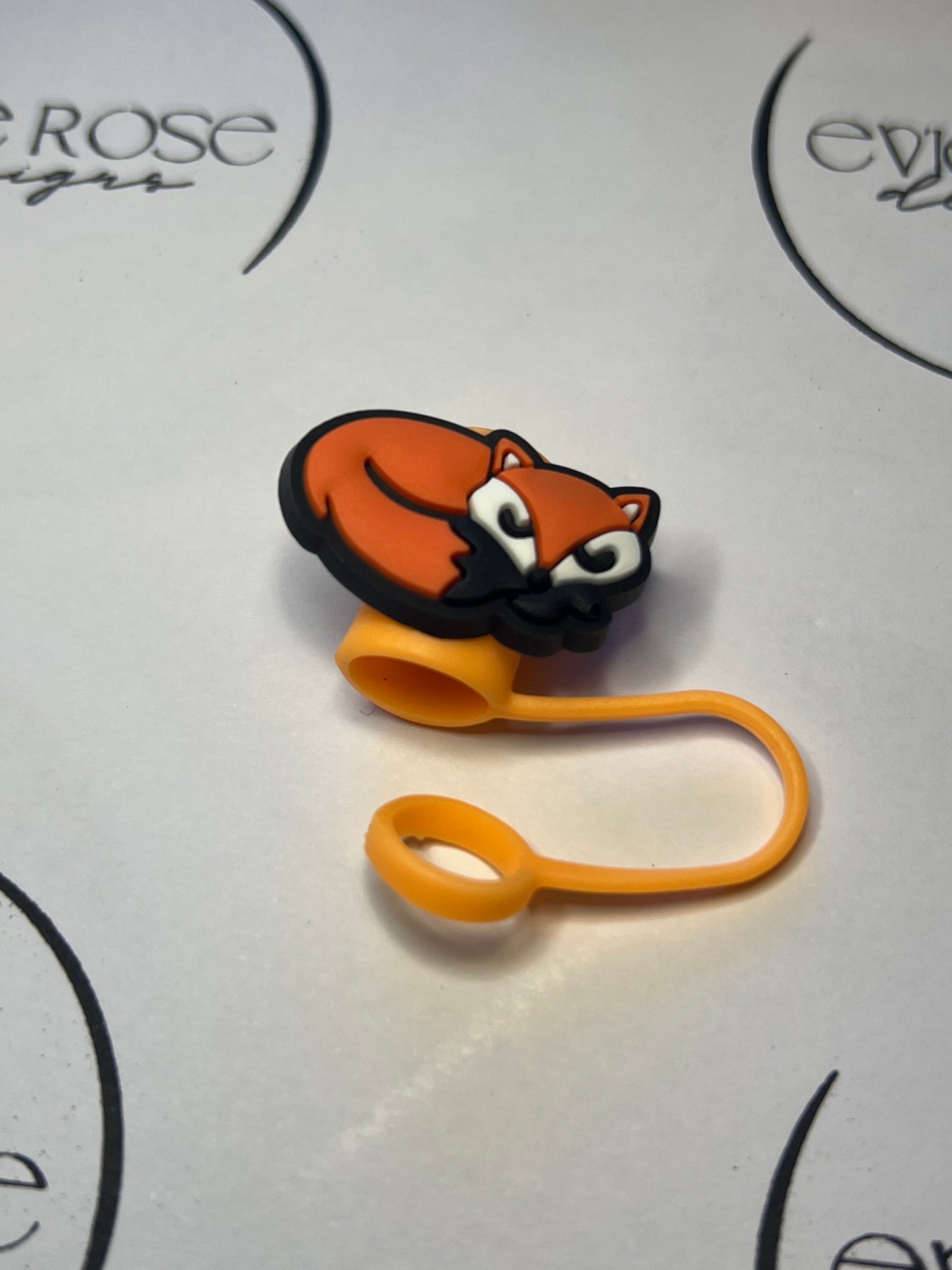 Animal straw toppers