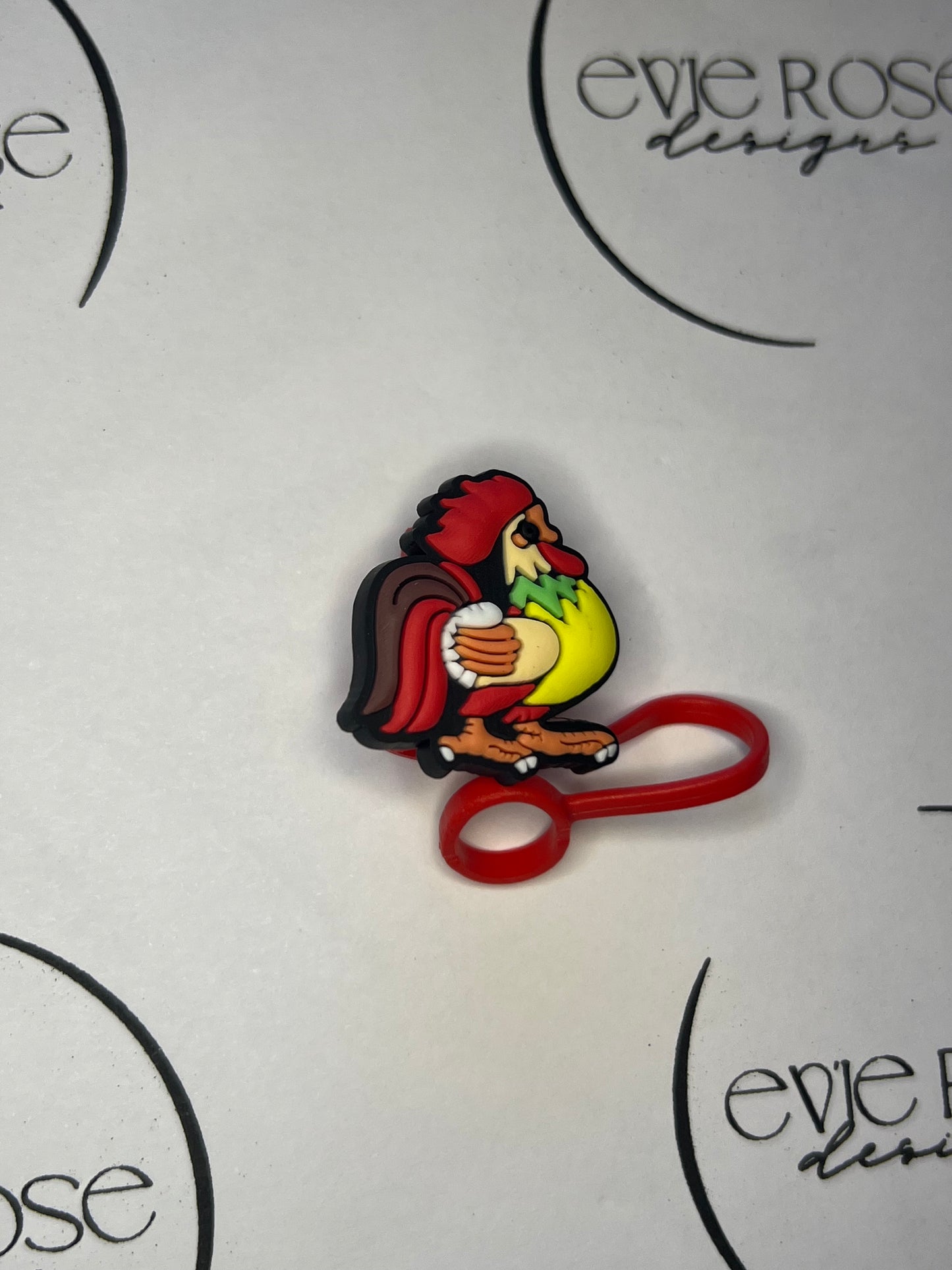 Animal straw toppers
