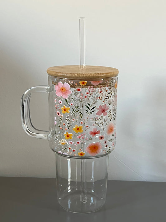 Summer glass tumbler