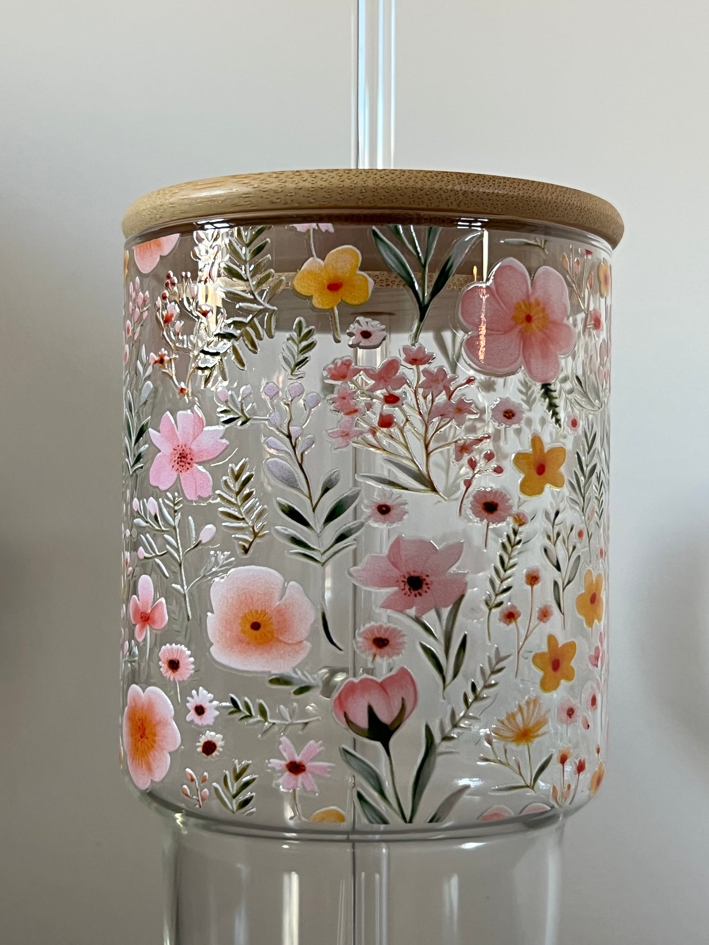 Summer glass tumbler