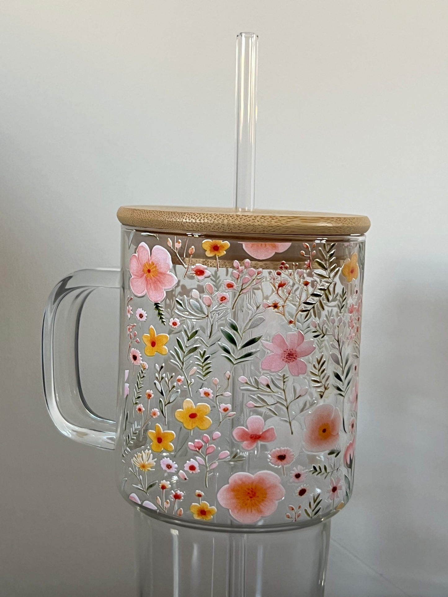 Summer glass tumbler